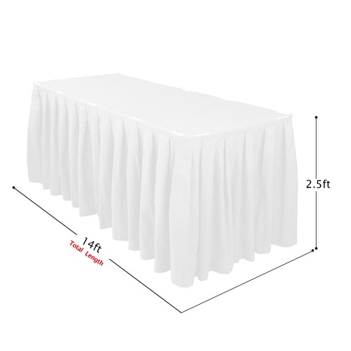 Used Table Cover for Wedding, Party, Home Decoration Table skirts Table Cloth - Picture 103 of 116