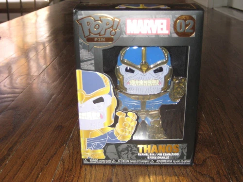 Funko Pop Marvel  Pop Pin Thanos 02-New!
