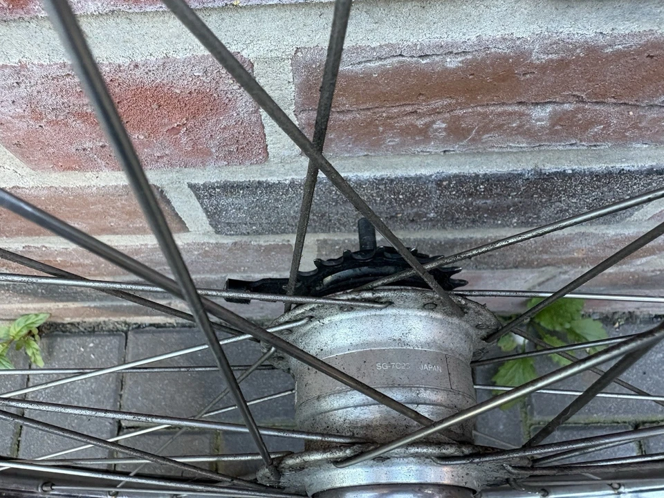 Hinterrad  Shimano 28 Zoll ( 622  ) 7 Gang , Rücktritt , Nirosta Felge . - Bild 3 von 4