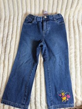 Vintage 90s Disney Winnie The Pooh Blue Denim Jeans 3T 100 Cotton