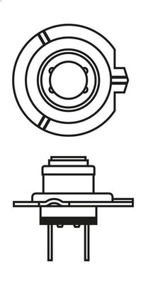 Bulb, Headlight For Bosch 1 987 301 153 MG ZT 2 2002-2003