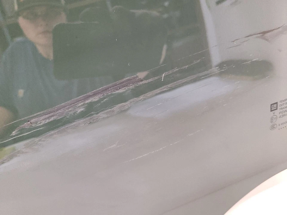 2014 - 2019 GMC SIERRA 1500 PICKUP Passenger Rear Door Glass Classic Style Foto 3 de 4