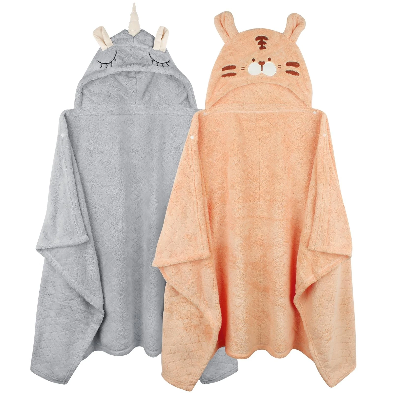 Toddler Bath Towel Hooded Kids Towels Baby Bath Towels for Boy Girl 0-5 Year,...