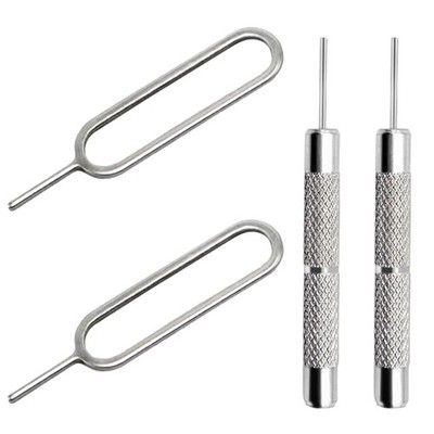 4 Pcs SIM Card Removal Openning Tool Tray Eject Pins Needle Opener Ejector wi...