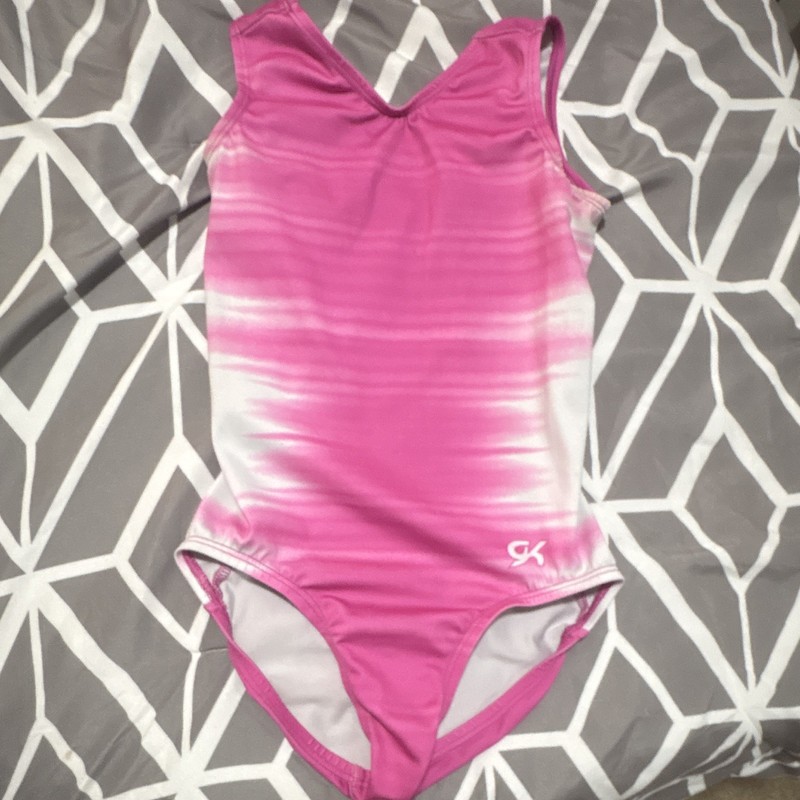 GK Girls Pink Sleeveless Gymnastics Leotard & Unitard
