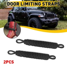 2X For Wrangler JK/YJ/TJ/JL Jeep Door Car Straps Belt Limiting Set Accessories