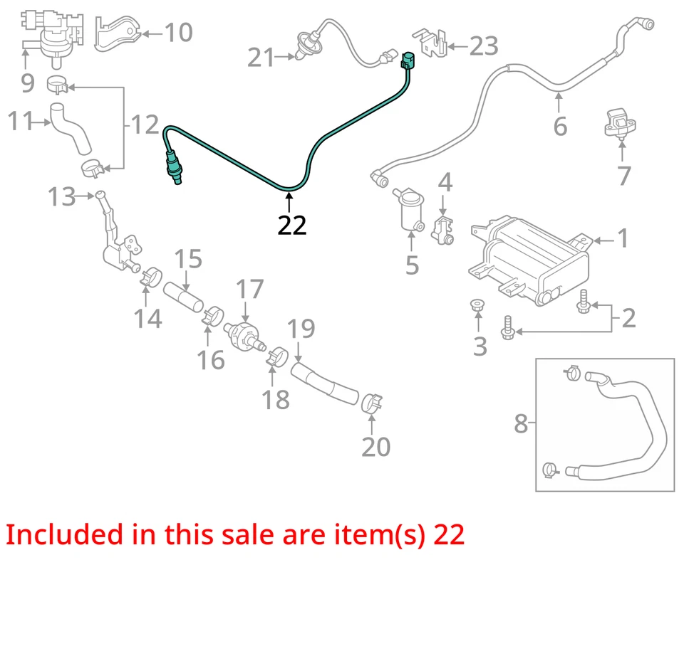Juego de 2 sensores de oxígeno 392102GBC0 para Hyundai Santa Fe 2019 2020 2,0 L Foto 4 de 4