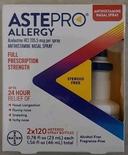 Astepro Allergy 24 Hours Relief 2 x 120 Spray Exp 5/2028