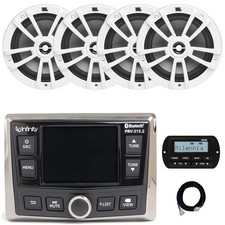 Infinity PRV-315.2 Digital Media Receiver, 4x 6.5" 225W White Speakers