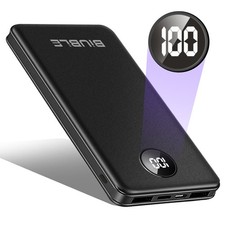 9000000mAh Powerbank Externer Batterie Ladege...