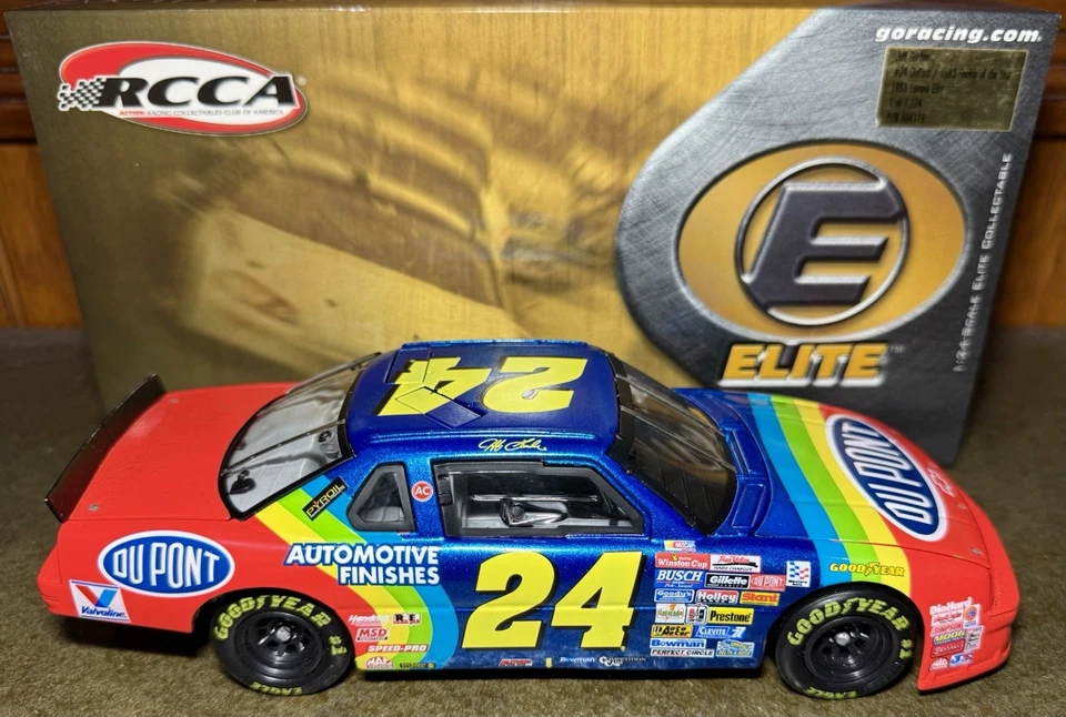 1993 Jeff Gordon Dupont ‘Rookie of the Year’ 1/24 ACTION Elite - Image 2 of 4