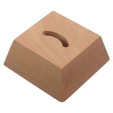 Solid Wood Shoehorn Base Storage Wooden Organizer Dock Replacement