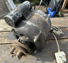 Vintage Hoover 1/6hp Electric Motor - Single Phase - Belt Drive Pulley - GWO