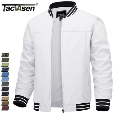 Men's Bomber Jacket Lightweight Sportswear Spring Fall Casual Coats Windbreaker