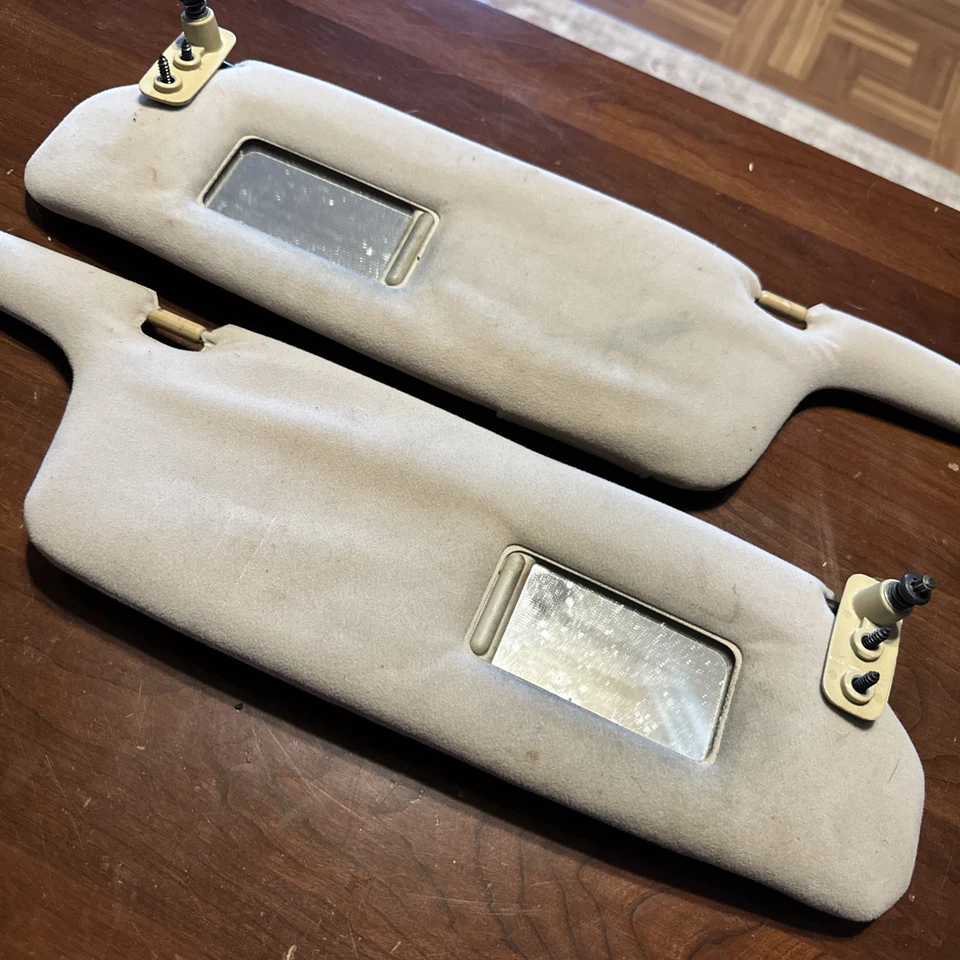 91-99 Mitsubishi 3000GT Stealth Sun Visors Pair Set - Image 4 of 4