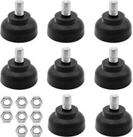 8 StüCk GummifüßE M8, MöBelfüßE M8 Verstellbar, Runde StellfüßE, GummifüßE Schra