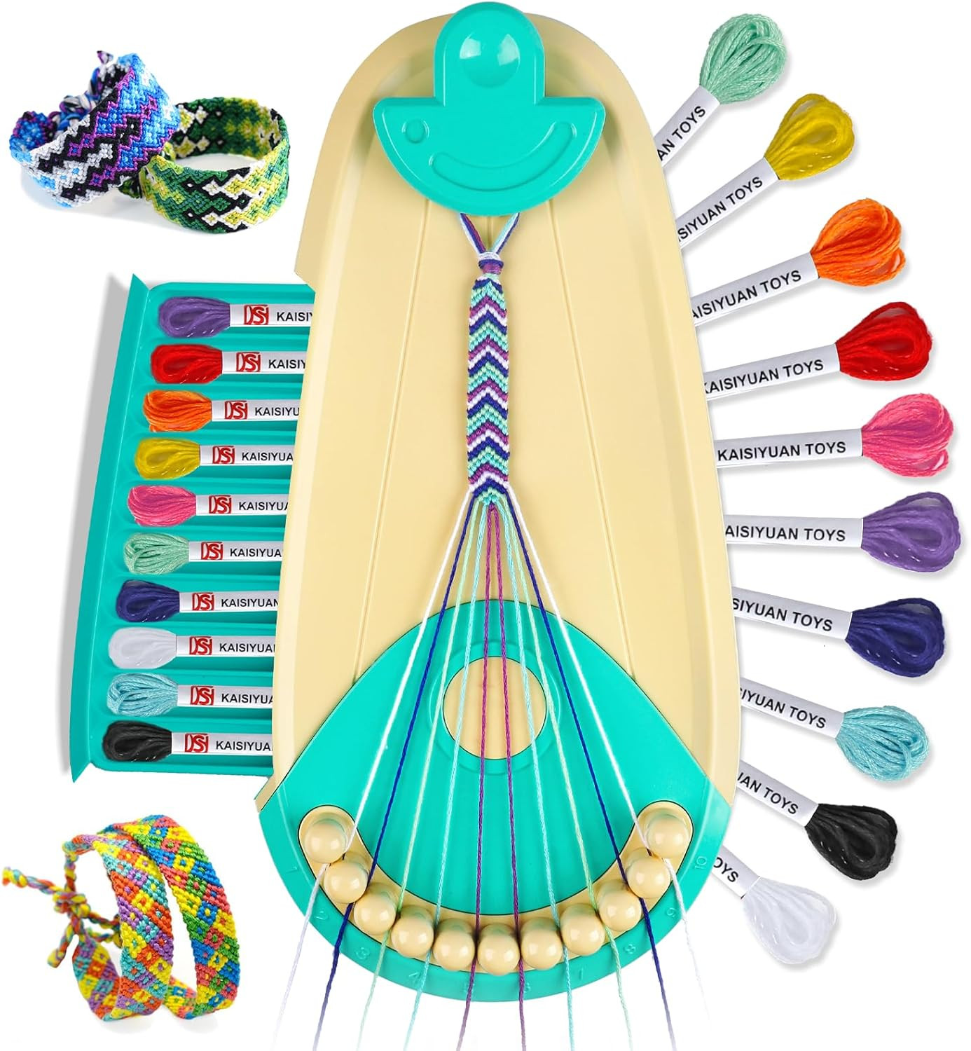 Kit bracelets amitié pour occuper les enfants calmement et éviter l'ennui à la maison