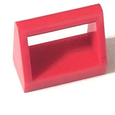 LEGO Red 1x2 Tile with Handle 2432 Brick Parts Pieces