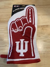 You the Fan! NCAA Indiana University IU #1 Fan Oven Mitt for Grills and Ovens