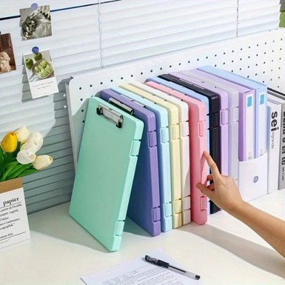 File Folder Storage Box Desktop Organizer Office Document Holder Case Office Use