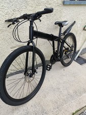 Black Mountain Bike, Folding Bike, 21 Speed, Disk Brakes