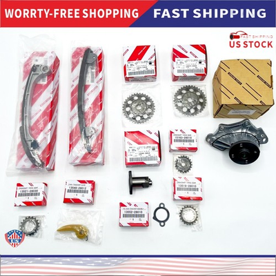 #ad OEM Timing Chain Water Pump For TOYOTA Camry COROLLA RAV4 Highlander 2AZFE 2.4L $258.60