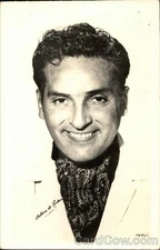 Men Head Shot: Arturo Kropp Original Vintage Real Photo Postcard RPPC