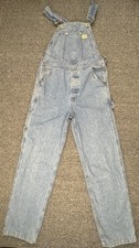 VTG 90s Guess Denim Overalls Women  s S Carpenter Loop Cottage Granola Farmer