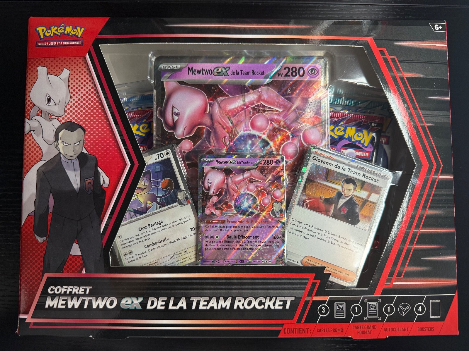 Pokémon 🇫🇷 Coffret de la Team Rocket| Mewtwo EX Rivalité Destiné [Scellé] B - Image 4