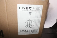 Livex Lighting 4 Light Mini Chandelier Brushed Nickel Finish 40914-04 