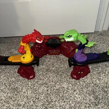 Works! Legends of Akedo Beast Strike Series 5 SERPENT FURY Arena - Super Fun!