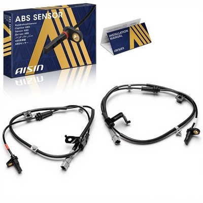 AISIN Qty(2) Front ABS Wheel Speed Sensor for Hyundai Santa Fe 2019 2020 2021