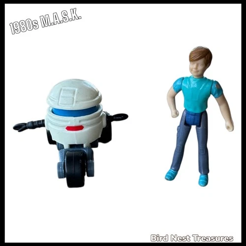 1985 Original M.A.S.K. Series 1: T-BOB and SCOTT TRAKKER Figure Pack - Near Mint