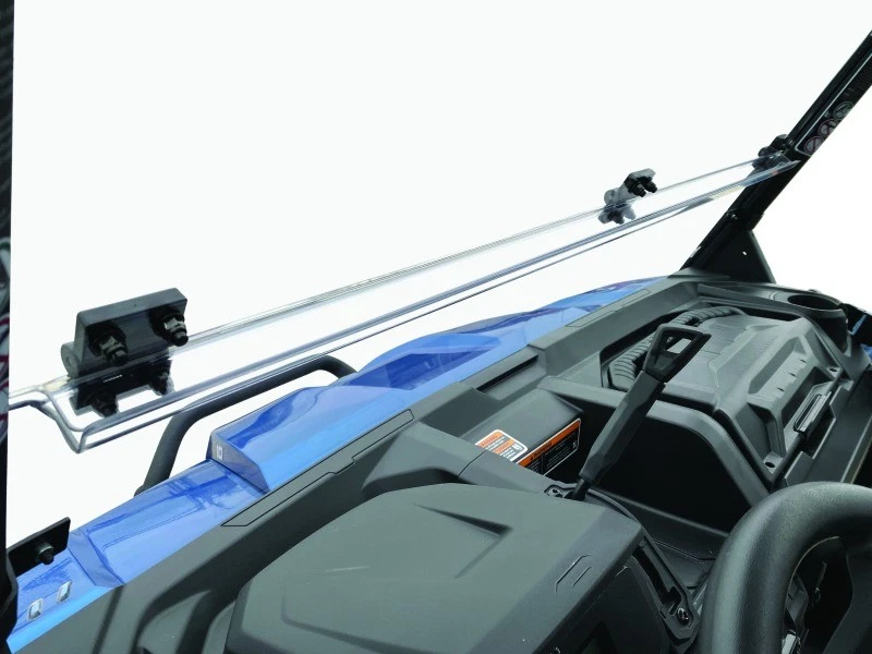 QuB. Parabrisas plegable transparente para 16-22 Can-Am Defender HD10 375784 Foto 2 de 4