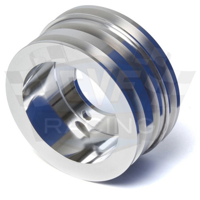 Aluminum Ford VBelt Pulley Kit 302 351W 351C 400 351M 3V A/C Triple Sheave eBay