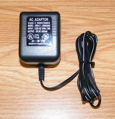 Unbranded/Generic (MW41-0900600) Black AC Adaptor Class 2 Transformer **READ** 