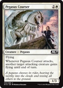 Pegasus Courser - Foil x1 - Magic 2019 - NM-Mint, English - Magic 2019