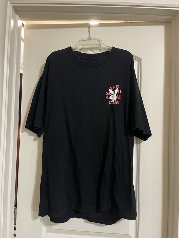 Anti social social club X Playboy graphic t shirt XL