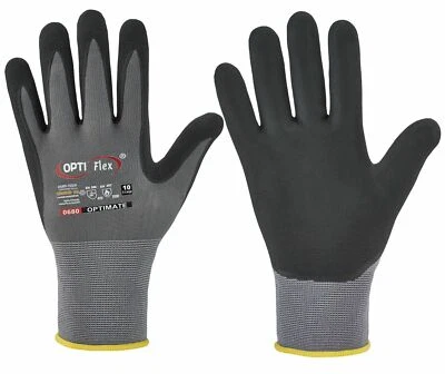 Arbeitshandschuhe Montagehandschuhe Garten Mechanikerhandschuhe Nitril OPTI Flex