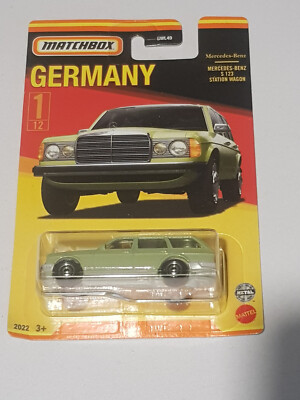 Matchbox Germany: Mercedes Benz S123 Station Wagon grün auf Longcard OVP