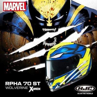 HJC Rpha 70 Wolverine x-Men | eBay