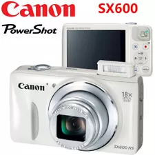 Canon Powershot SX600 HS White 16.0MP18x zoom Digital Camera English Language
