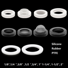 Shower Head Washer Replacement Rubber/Silicone Gasket For Hose Bracket 1/2" ~ 2"