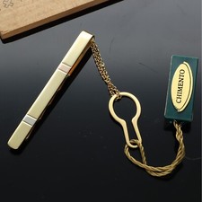 CHIMENTO FERMACRAVATTE IN ORO 750/1000