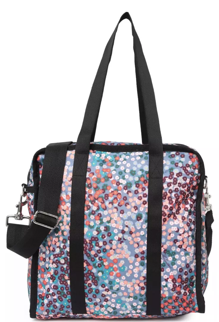 LeSportsac Gabrielle Medium Shiny Nylon Box Tote