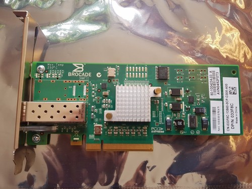 Dell 33F8C Brocade 815 8GFC 8G Fibre Channel Single SFP Port PCI-e 2.0 8x - 第 1/2 張圖片