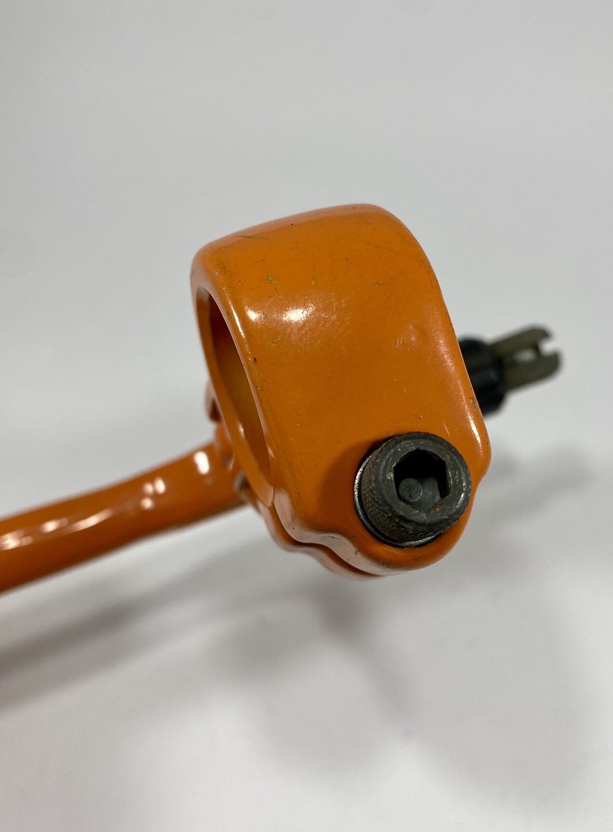 Lee Chi Locking Brake Lever Left Orange Old School Vintage Lee Chi Locking Brake Lever Left Orange Old School Vintage