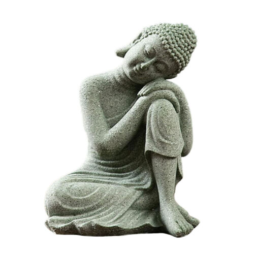 Stone Buddha Statue Ornaments Table Art Home Room Decoration for Living Room - Picture 2 of 4