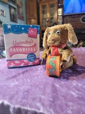 Vintage Russ Yestredays Favorites  Wind-Up Tin Toy Clockwork Dummer Dog  WBox