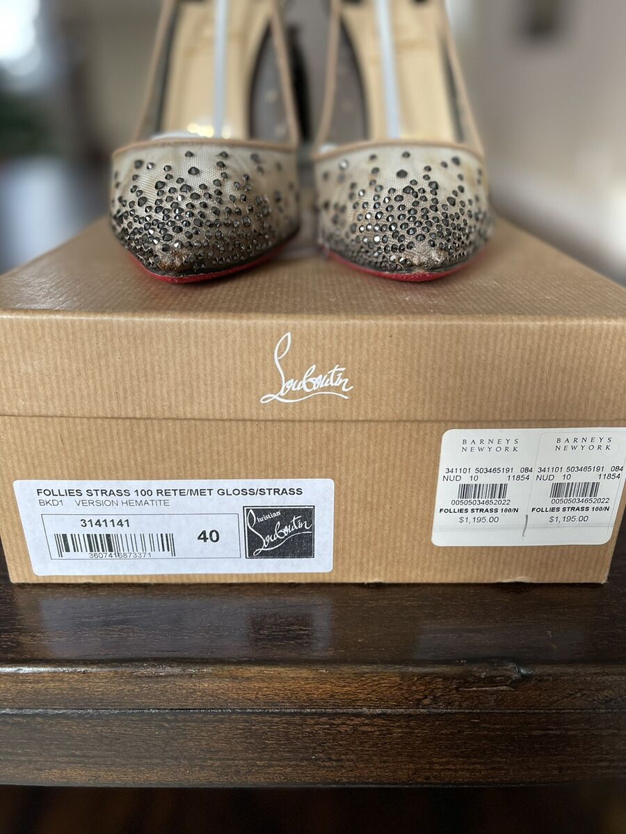 Christian Louboutin Follies Strass 100 | eBay Christian Louboutin Follies Strass 100 | eBay